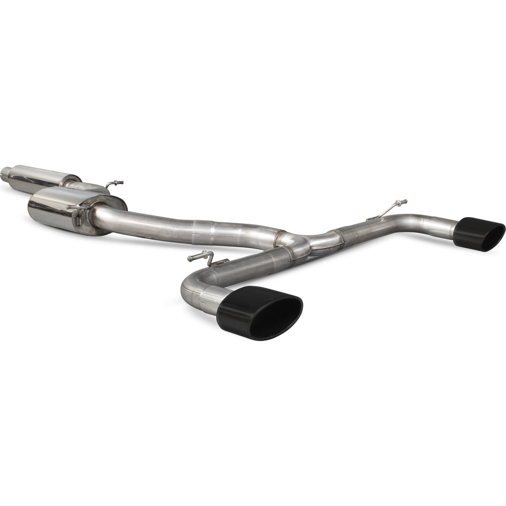 Scorpion Exhaust Cat-Back (Res) Evo BLK - Seat Leon Cupra 2.0 TSI 280 / 290 (Non-GPF Model) 2014 - 2019