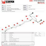 Scorpion Exhaust Cat-Back (Valved) Daytona BLK - BMW 2 Series M240i (Non-GPF Model) 2016 - 2018