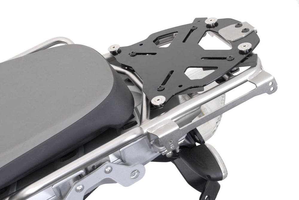 SW Motech Tubular Racks Adapter Plate - Yamaha XT 600 E 1990-2003 - Black