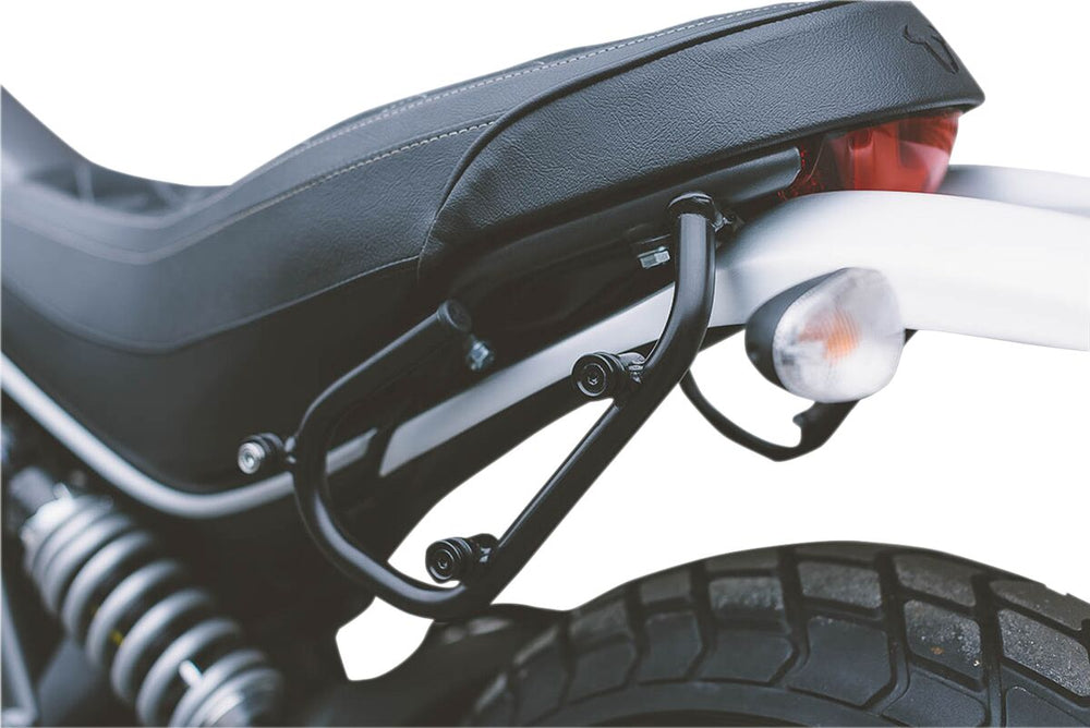 SW Motech SLC Right Side Pannier Carrier - Ducati Scrambler 803 2015-2018 - Black