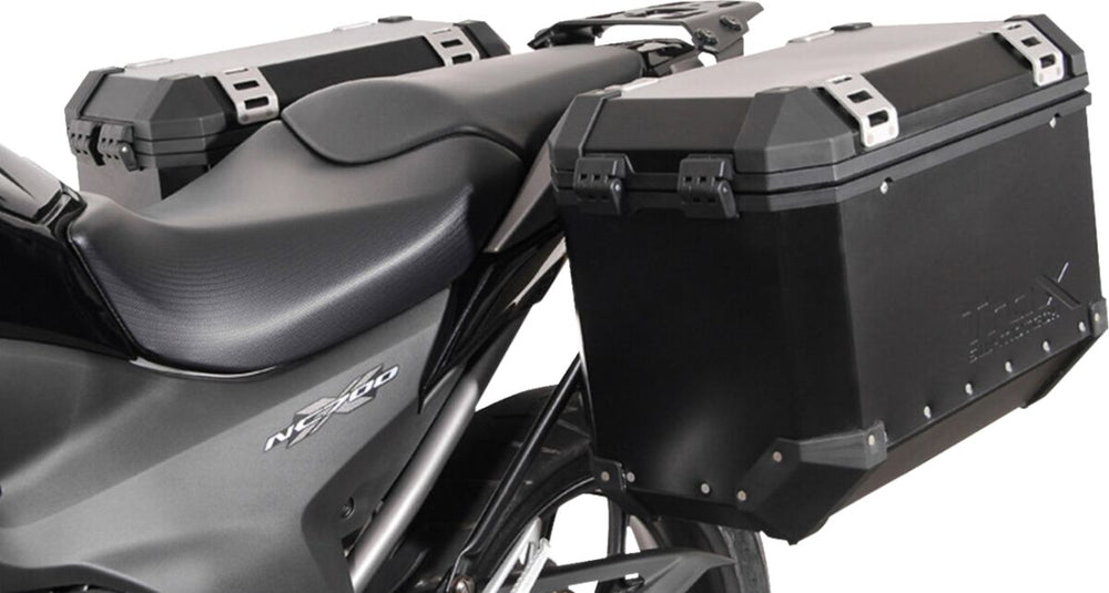 SW Motech Evo Side Pannier Carriers - Honda NC 750 XD 2014-2105 - Black