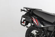 SW Motech Evo Side Pannier Carriers - Kawasaki KLR650 2008-2018 US Models - Black