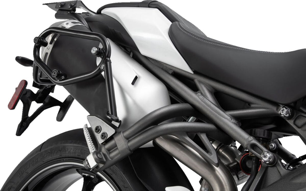 SW Motech SLC Side Pannier Carriers - Triumph Speed Triple 1200 RS 2021-2024 - Black