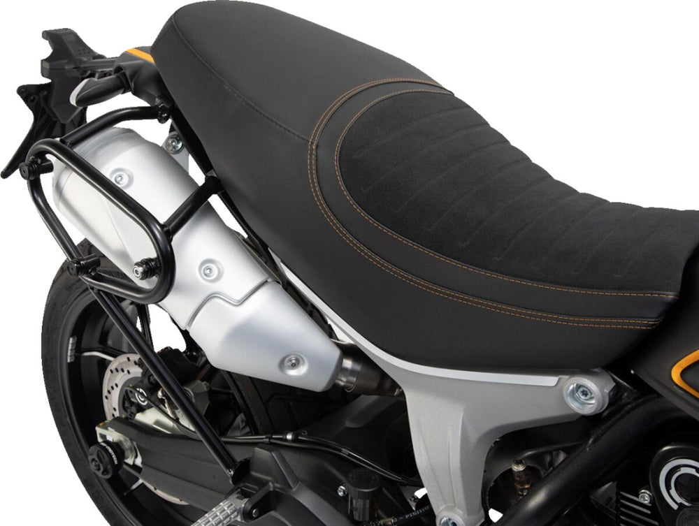SW Motech SLC Right Side Pannier Carrier - Ducati Scrambler 1100 2018-2024 - Black