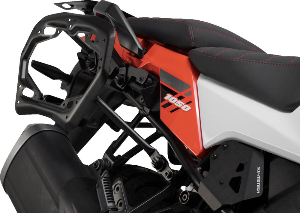 SW Motech Pro Side Pannier Carriers - Suzuki DL 1050 XT V-Strom 2020-2024 - Black