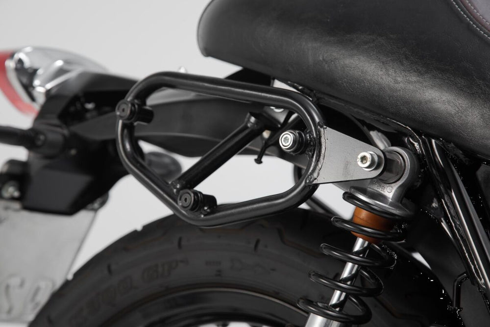 SW Motech SLC Left Side Pannier Carrier - Kawasaki W 800 2019-2024 - Black
