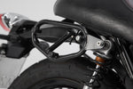 SW Motech SLC Left Side Pannier Carrier - Kawasaki W 800 2019-2024 - Black