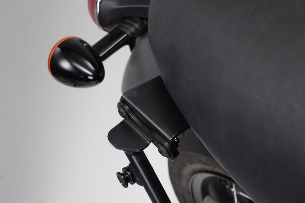 SW Motech Right Side Pannier Carrier Adapter - Triumph Bonneville 900 T100 2017-2024 - Black