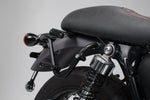SW Motech Right Side Pannier Carrier Adapter - Triumph Bonneville 900 T100 2017-2024 - Black