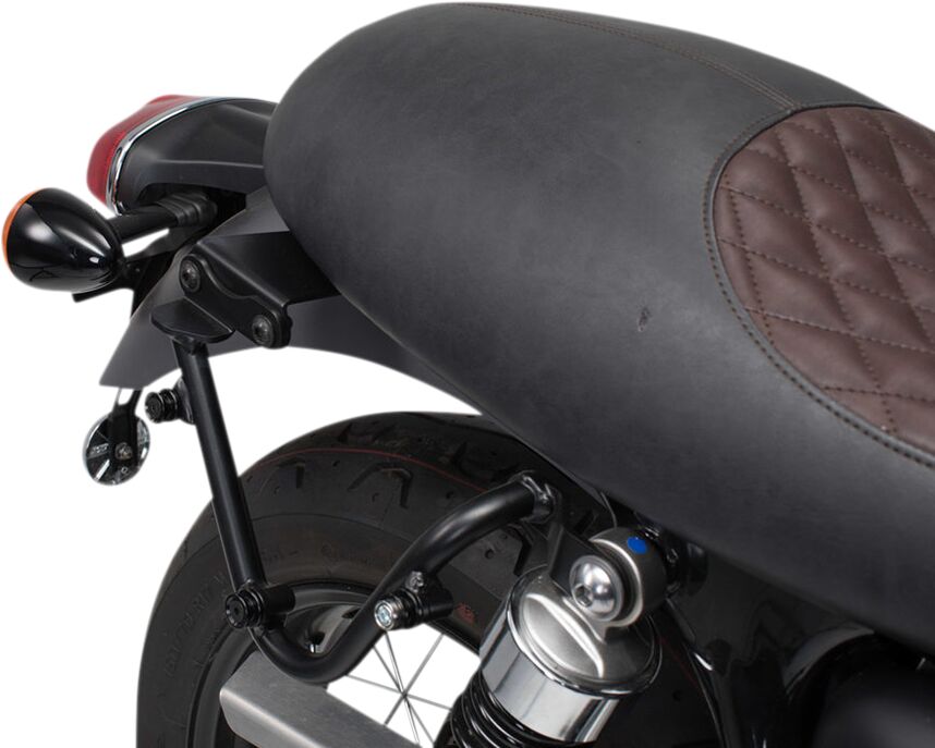 SW Motech Right Side Pannier Carrier Adapter - Triumph Bonneville 900 T100 2017-2024 - Black