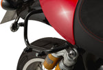 SW Motech SLC Left Side Pannier Carrier - Triumph Thruxton 1200 R 2016-2020 - Black