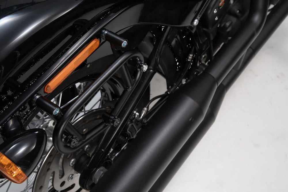 SW Motech SLC Right Side Pannier Carrier - Harley Davidson FXST 1750 2020-2024 - Black