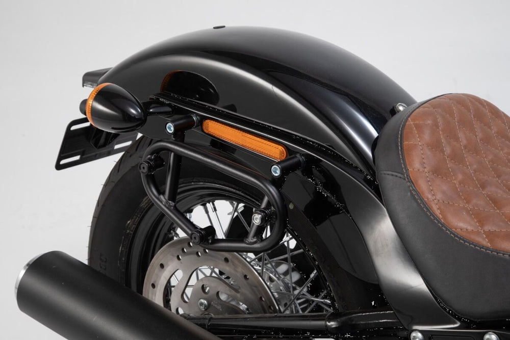 SW Motech SLC Right Side Pannier Carrier - Harley Davidson FXST 1750 2020-2024 - Black