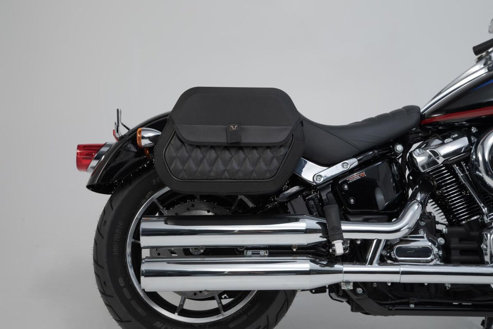 SW Motech SLH Right Side Pannier Carrier - Harley Davidson FXLRS 1923 2022-2024 - Black