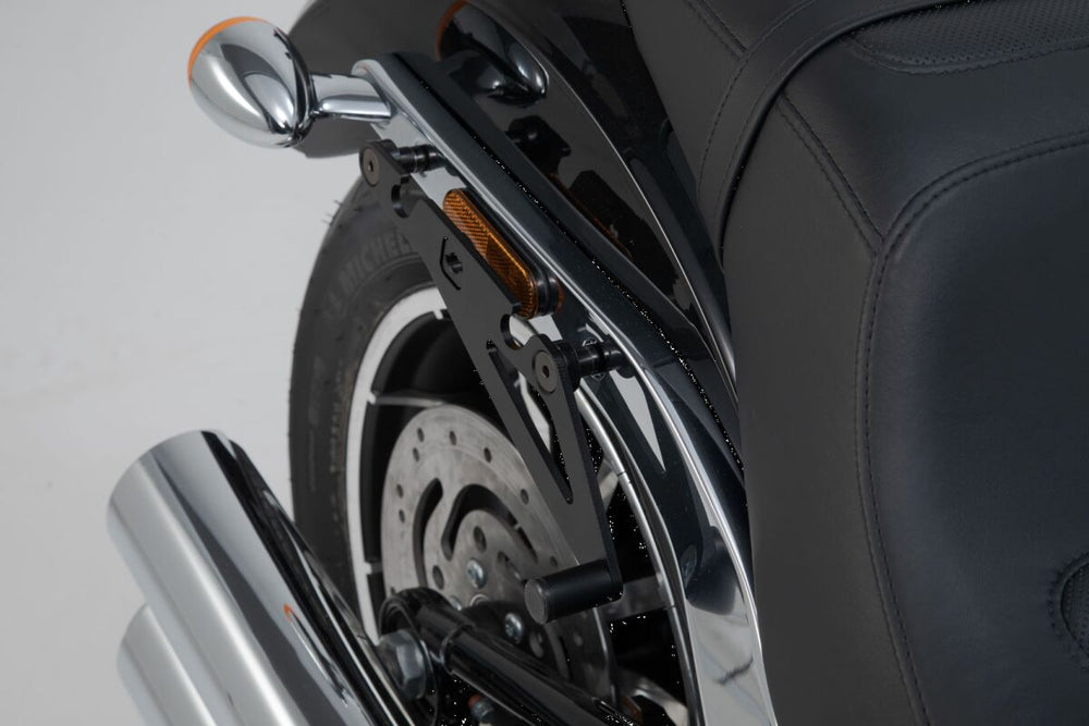 SW Motech SLH Right Side Pannier Carrier - Harley Davidson FXLRS 1923 2022-2024 - Black