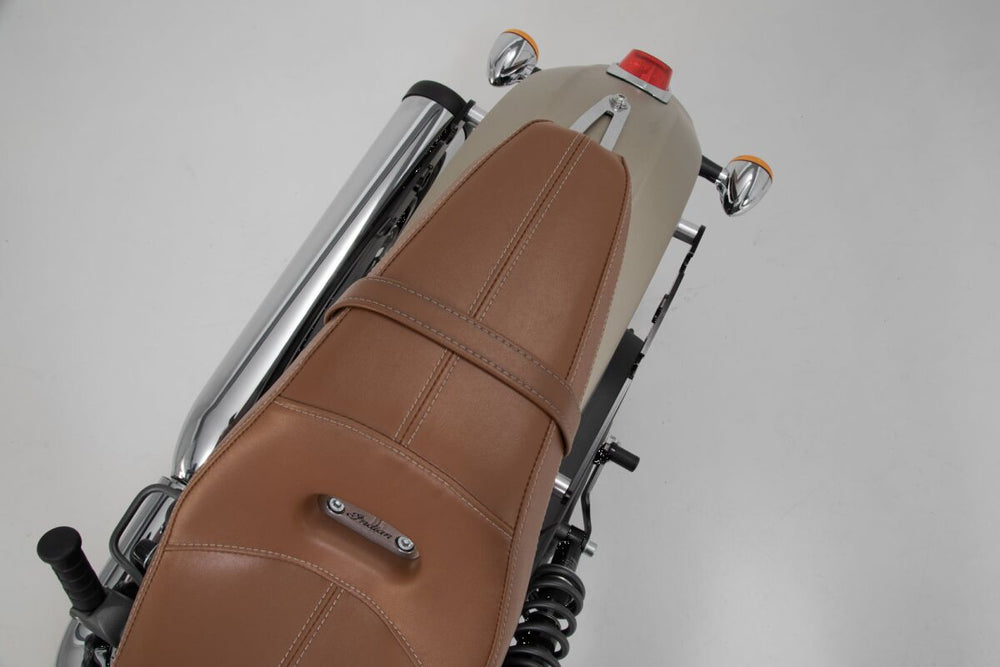 SW Motech SLH Left Side Pannier Carrier - Indian Scout 69 2016-2024 - Black