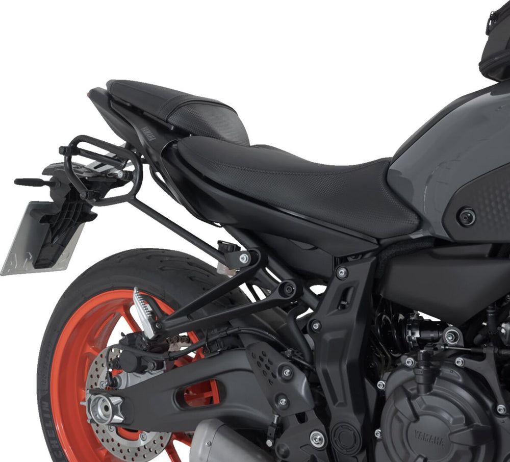 SW Motech SLC Right Side Pannier Carrier - Yamaha MT-07 GT 2021-2022 - Black