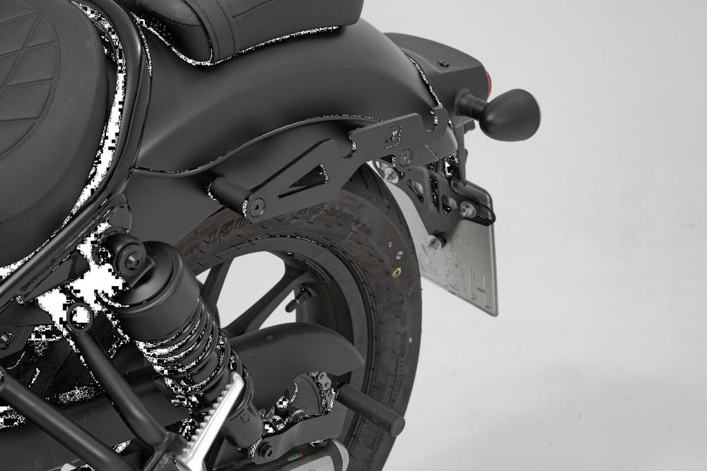 SW Motech SLH Left Side Pannier Carrier - Honda CMX 500 2017-2024 - Black
