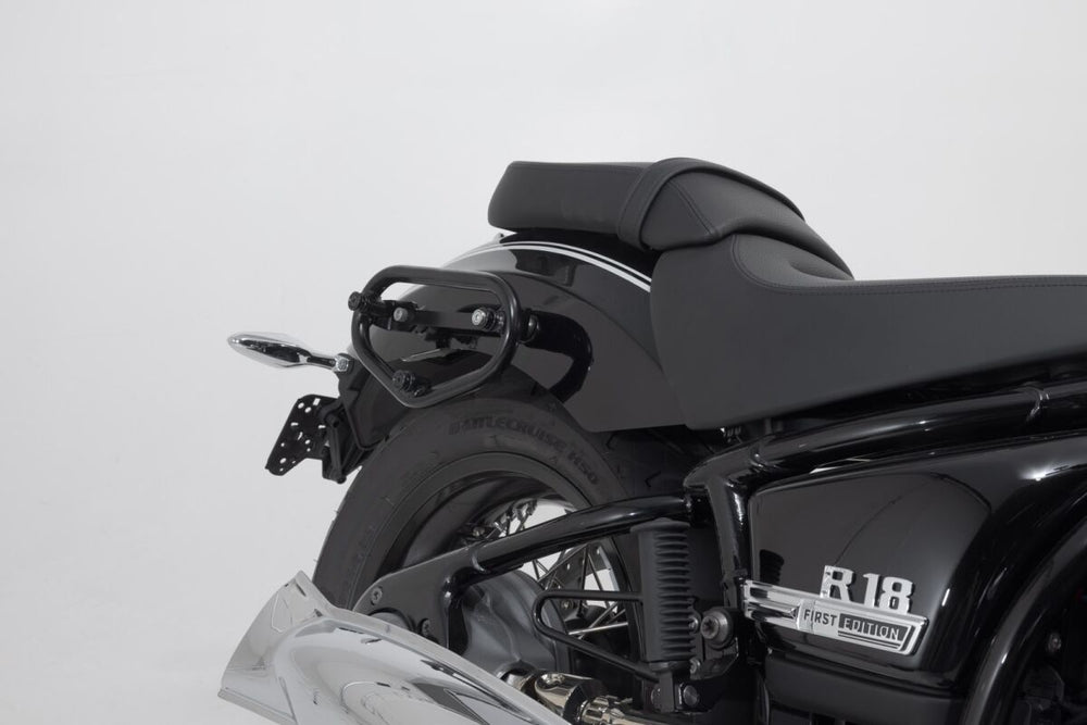 SW Motech SLC Right Side Pannier Carrier - BMW R 18 B Bagger 2022-2024 - Black
