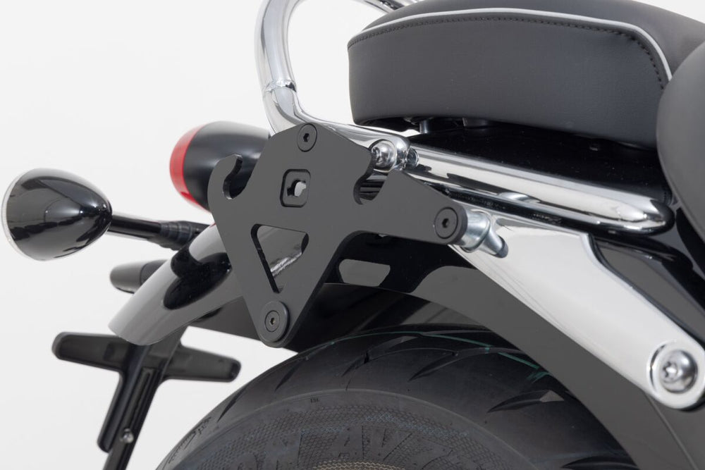 SW Motech SLH LH1 Right Side Pannier Carrier - Triumph Bonneville 1200 Speedmaster 2018-2024 - Black