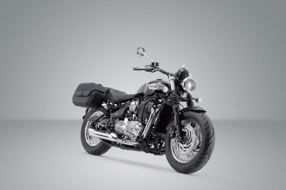 SW Motech SLH LH1 Right Side Pannier Carrier - Triumph Bonneville 1200 Speedmaster 2018-2024 - Black
