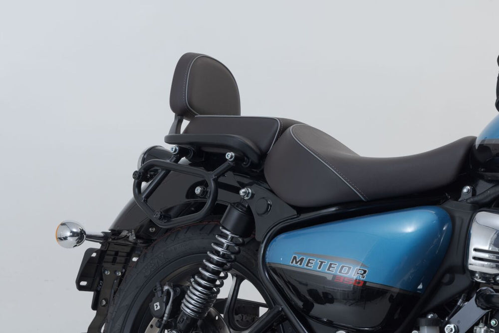 SW Motech SLC Right Side Pannier Carrier - Royal Enfield METEOR 350 2021-2022 - Black