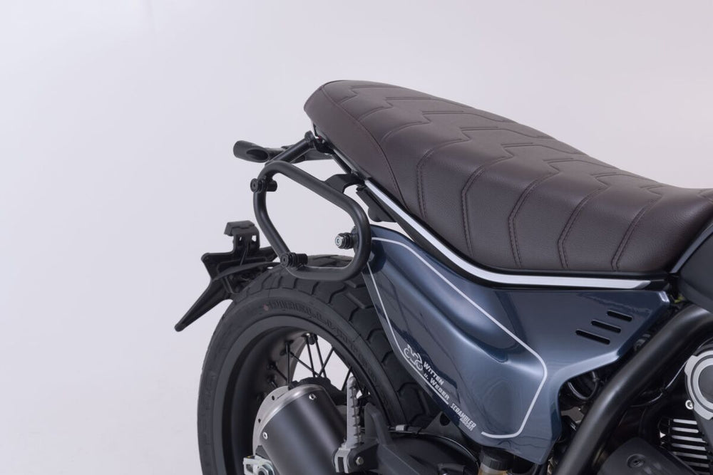 SW Motech SLC Right Side Pannier Carrier - Ducati Scrambler 803 2023-2024 - Black