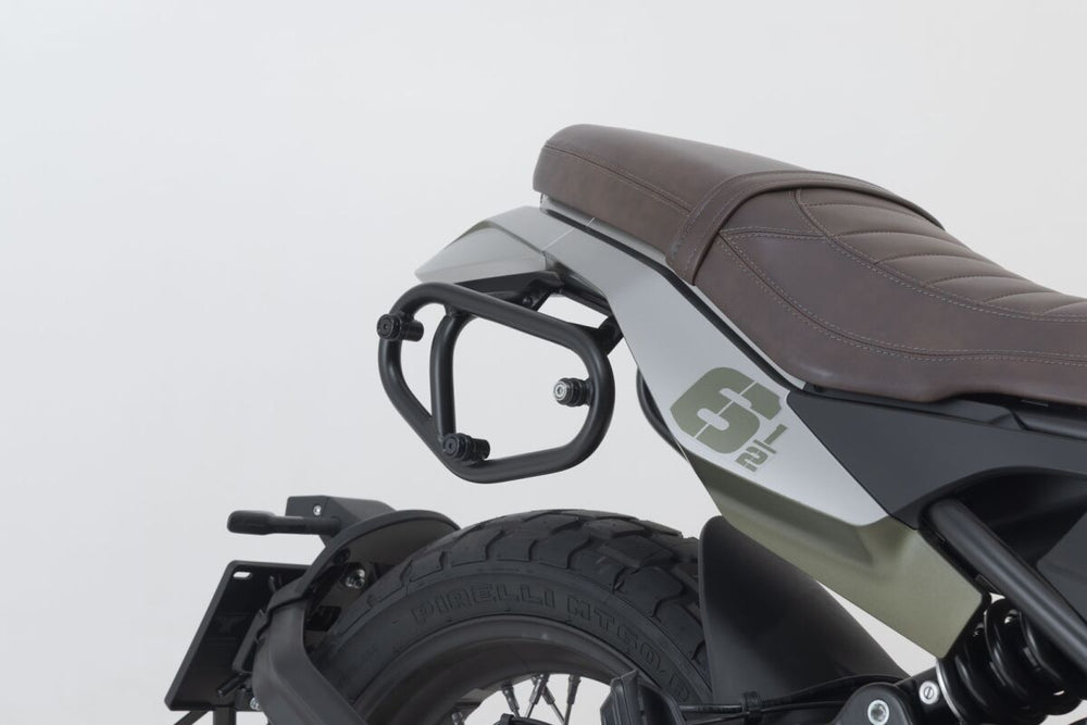 SW Motech SLC Right Side Pannier Carrier - Moto Morini 6 1/2SEIMMEZZO 2022-2023 - Black