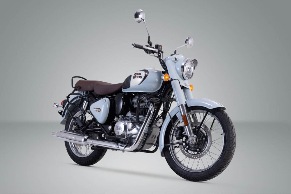 SW Motech SLC Left Side Pannier Carrier - Royal Enfield Classic 350 2022-2024 - Black