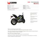 Scorpion Serket Taper Titanium Oval Exhaust For Kawasaki Z900 2017-2019