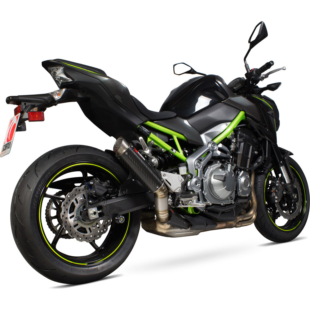Scorpion RP-1 GP Carbon Round Exhaust For Kawasaki Z900 2017-2019