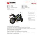Scorpion RP-1 GP Carbon Round Exhaust For Kawasaki Z900 2017-2019