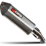 Scorpion Serket Parallel Stainless Oval Exhaust For Honda X-ADV 750 2017-2025