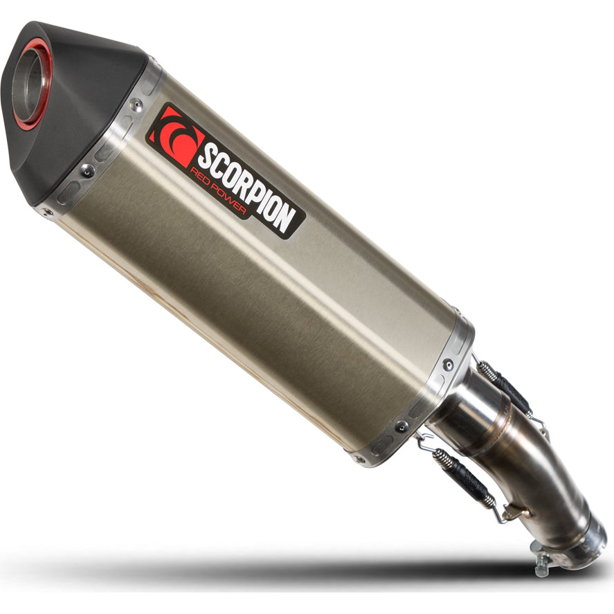 Scorpion Serket Parallel Titanium Oval Exhaust For Honda X-ADV 750 2017-2025