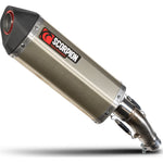 Scorpion Serket Parallel Titanium Oval Exhaust For Honda X-ADV 750 2017-2025