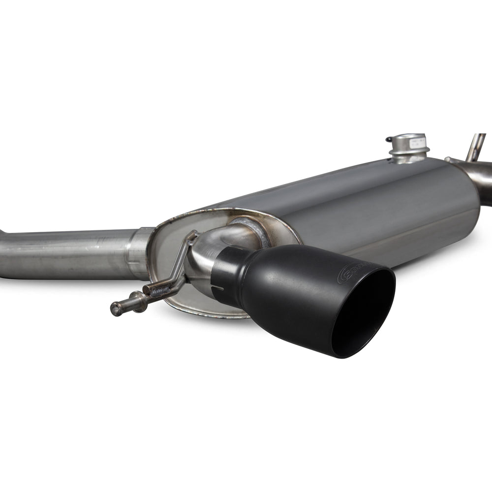 Scorpion Exhaust Cat-Back (Res) Twin Daytona BLK - Audi TT MK1 Quattro 3.2 V6 1999 - 2006