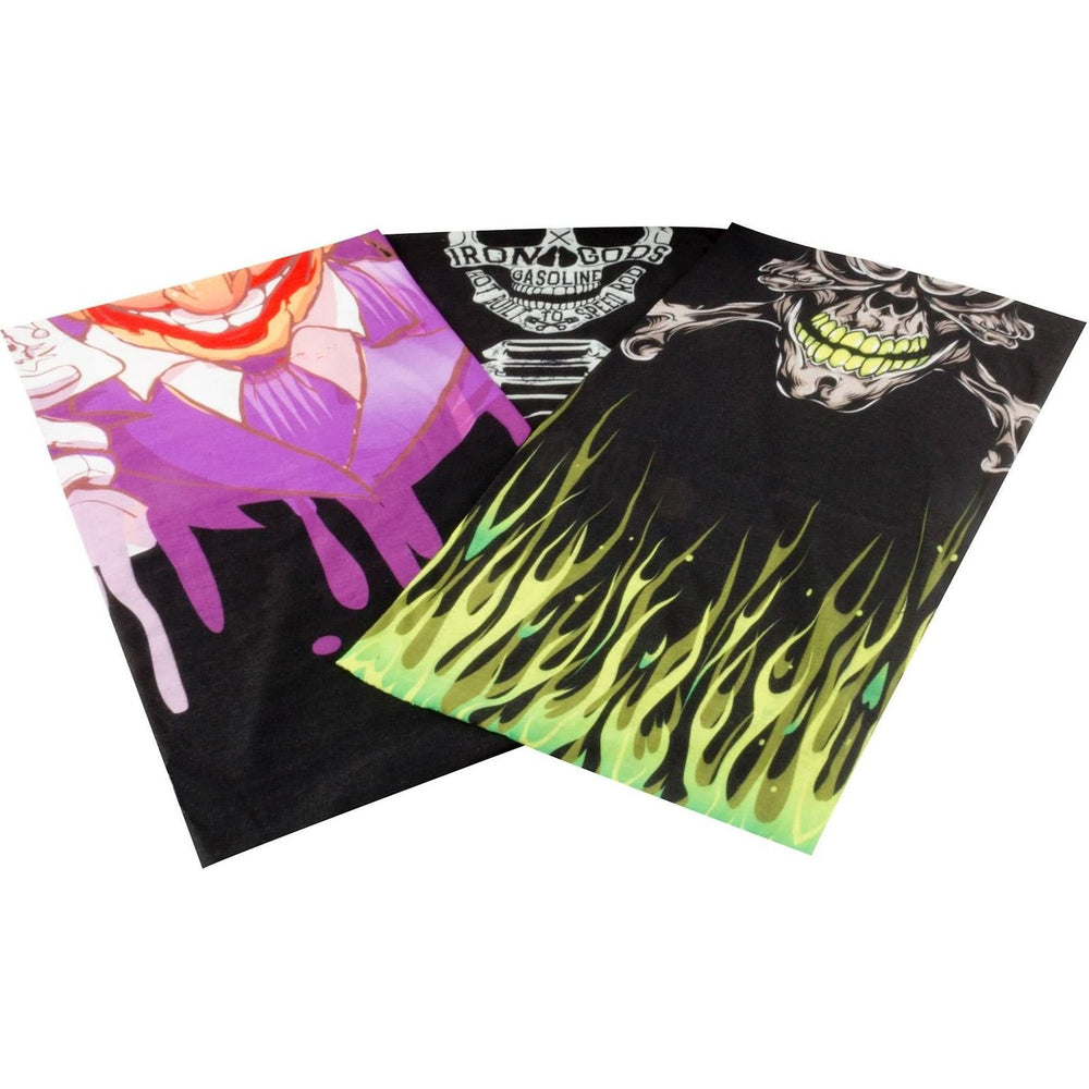 Bike It Neck & Face Tube Triple Pack - Faces