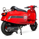 Scorpion Serket Parallel Full System Black Ceramic Exhaust For Scomadi TL 125 Euro 4 2017-2018