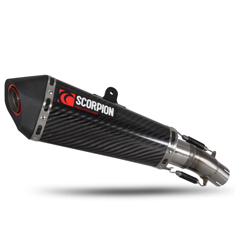 Scorpion Serket Taper Carbon Exhaust For Kawasaki Ninja 400 2018-2024