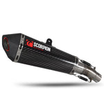 Scorpion Serket Taper Carbon Exhaust For Kawasaki Ninja 400 2018-2024