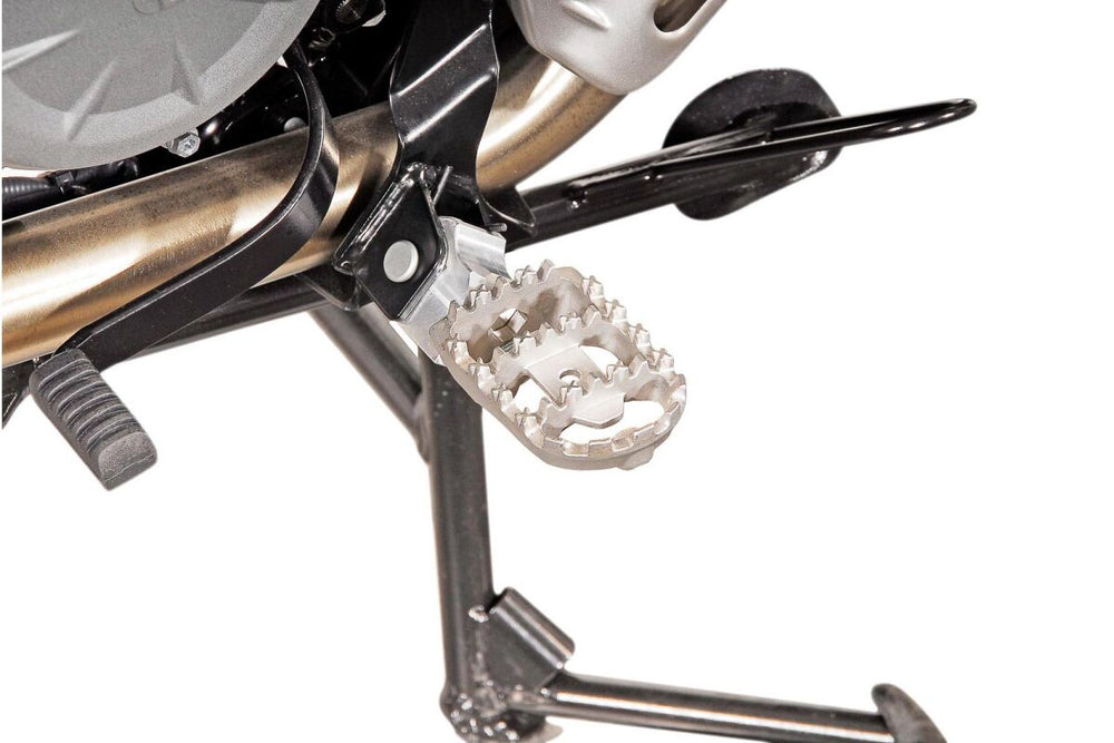 SW Motech ION Footpegs - BMW G 650 GS 2003-2016 - Black/Silver