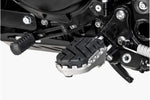 SW Motech ION Footpegs - BMW F 800 GS 2008-2019 - Black/Silver