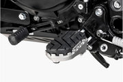 SW Motech ION Footpegs - BMW F 800 GS 2008-2019 - Black/Silver