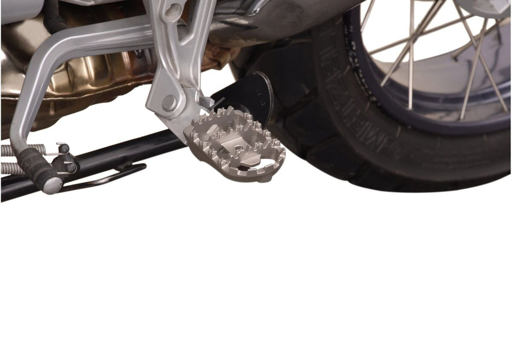 SW Motech ION Footpegs - BMW R 1200 GS 2004-2013 - Black/Silver