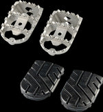 SW Motech ION Footpegs - Ducati Scrambler 803 2015-2024 - Black/Silver