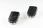 SW Motech ION Footpegs - Ducati Scrambler 803 2015-2024 - Black/Silver