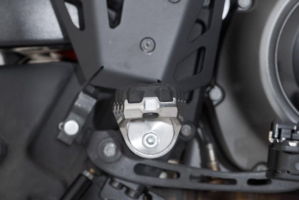 SW Motech Evolution Footpegs - Harley Davidson RA 1250S Pan America 2021-2024 - Black/Silver