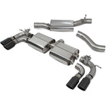 Scorpion Car Exhaust Cat-Back System Resonated Electronic Valved Black Ceramic Monaco - VW Golf R MK7.5 2017-2020