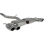 Scorpion Car Exhaust Cat-Back System Non-Resonated Non-Valved Polished Monaco - VW Golf R MK7.5 17-20
