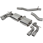 Scorpion Car Exhaust Cat-Back System Non-Resonated Electronic Valved Polished Monaco - VW Golf R MK7.5 2017-2020